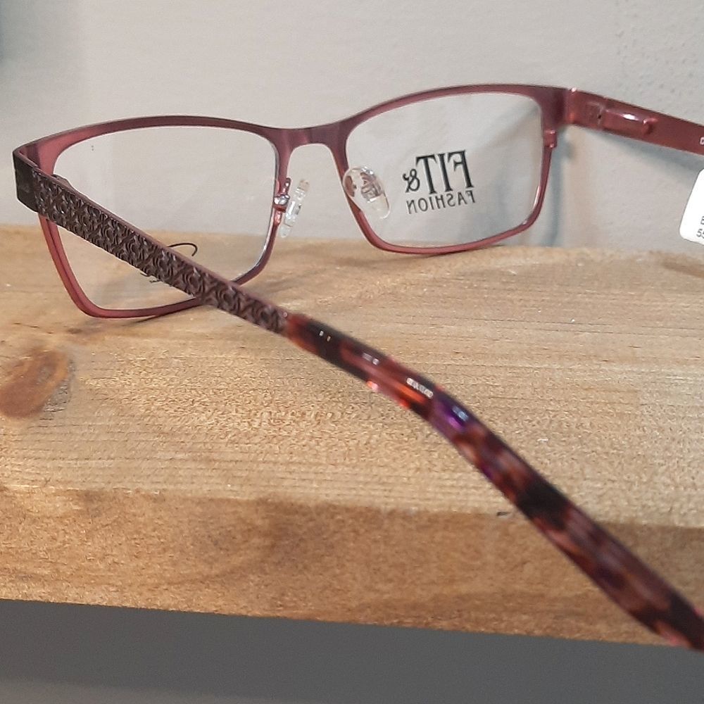 NEW Metal Rx'able Eyeglass Frame, women's lightweight glasses DEA 55 17 135 - Picture 2 of 6